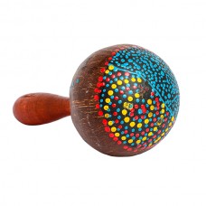 Mandala Desenli Ahşap Marakas | Ritim, Meditasyon ve Spiritüel Çalışmalar