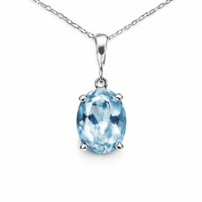 Akuamarin Taşı Kolye – Sakinlik, İletişim ve Ruhsal Arınma