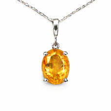 Sarı Topaz Taşı Kolye – Bolluk, Başarı ve Pozitif Enerji