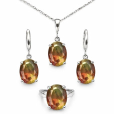 Zultanit Taşlı Takı Seti – Değişim, Işık ve Enerji Dönüşümü