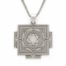 Shatkona Yantra Kolye – Denge, Birlik ve İlahi Uyum Enerjisi