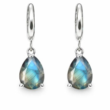 Labradorit Taşı Küpe - Koruma, Sezgi ve Gizli Enerjilere Karşı Kalkan